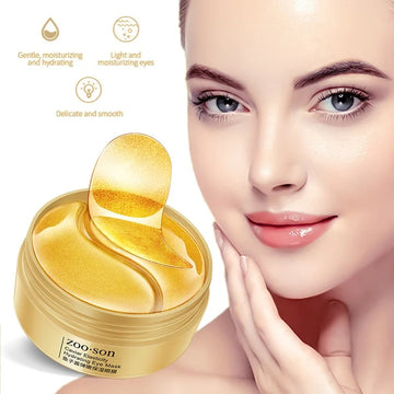 Gold Caviar Moisturizing Eye Mask: Anti-Wrinkle & Anti-Aging (60PC)